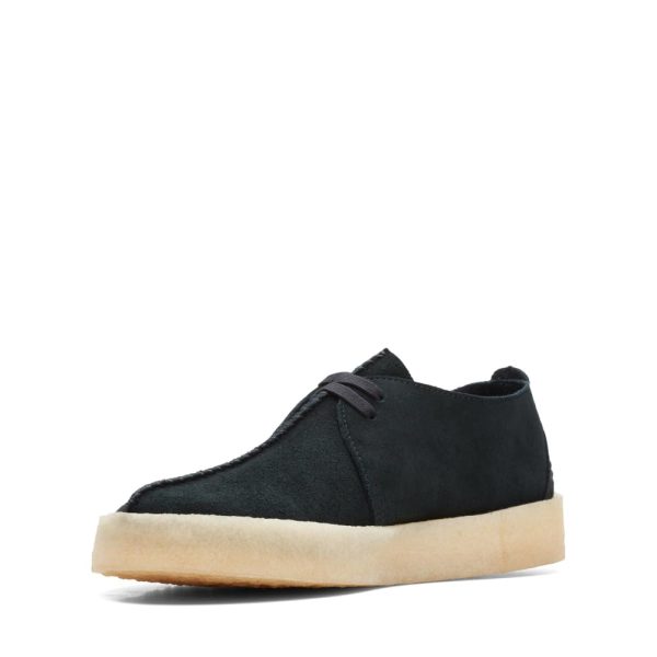 Clarks Originals Desert Trek Cup Men s Black Suede 26165826 Hot on Sale