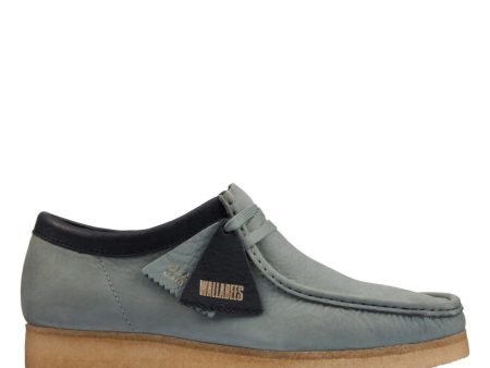 Clarks Originals Wallabee Low Men s Sage Gray Nubuck Leather 26162538 Online Sale