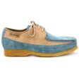 British Walkers Crown Men s Powder Blue and Beige Suede Crepe Sole Low Top Shoes Sale