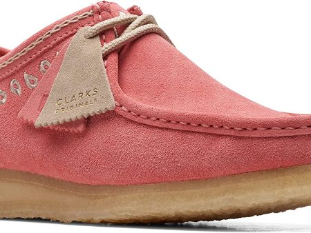 Clarks Originals Wallabee Low Men s Pink Embroidery Suede 26170539 Online Hot Sale