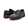 British Walkers Playboy Cruise Men s Black Leather Slip On w Tassle Cheap