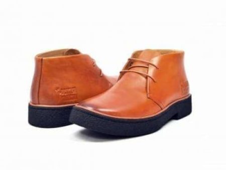 British Walkers Playboy Men s Cognac Tan Leather Fashion