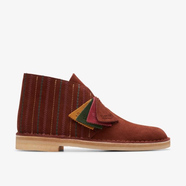 [26174504] Mens CLARKS DESERT BOOT - RUST BROWN SUEDE For Cheap