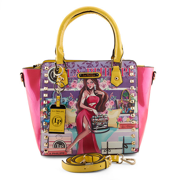 LA PHILIPE LP1022-15 BOLD BEAUTY HANDBAG-SATCHEL Fashion