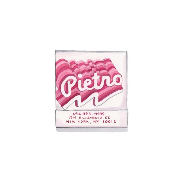 Pietro Matchbook Print on Sale