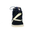 British Walkers Wallabee Boots Walker Stripe Men s Navy and Beige Suede Sale