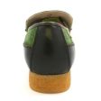 British Walkers Power Men s Green and Brown Leather Crepe Sole Slip Ons Cheap