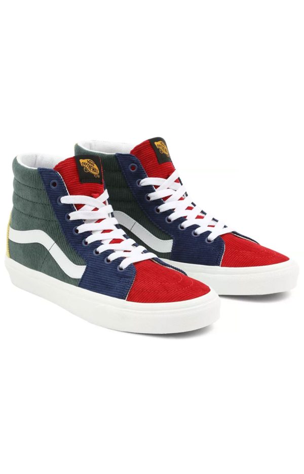 (KRH94M) Mixed Corduroy Sk8-Hi Shoes - Multi Online now