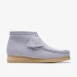 [26175699] Mens CLARKS WALLABEE BOOT - CLOUD GREY SDE For Cheap