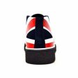 British Walkers Playboy Union Jack Men s Red White and Blue Suede Fashion