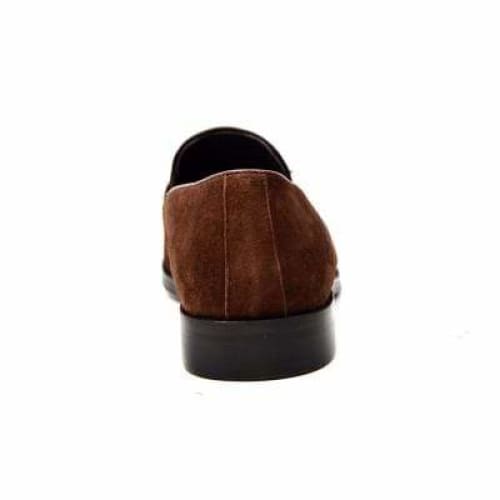 British Walkers Space Men s Brown Suede and Leather Sophisticated Crepe Sole Loafers Online Hot Sale