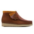 Clarks Originals Wallabee Boots Men s Multicolor Brown and Tan Suede 26163074 For Discount