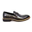 British Walkers Dolche Men s Ostrich Leather Slip Ons Sale