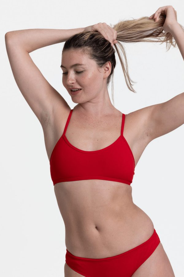 Grayson Bikini Top - Red Discount