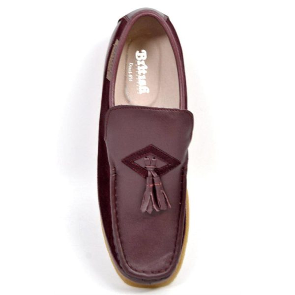 British Walkers Brooklyn Men s Leather and Suede Crepe Sole Slip On Online Sale