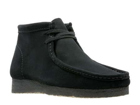 Clarks Originals Wallabee Boots Men s Black Suede 26155517 For Discount