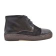 British Walkers Playboy Cap Toe Men s Black Leather and Suede High Tops Hot on Sale