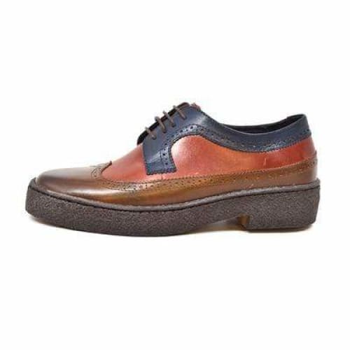 British Walkers Wingtips Men s Three Tone Multi Color Oxfords Hot on Sale