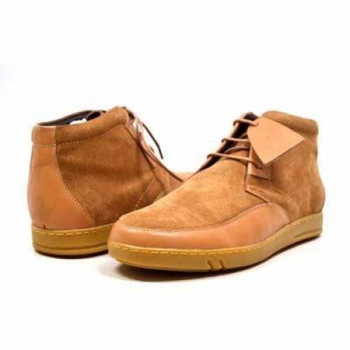 British Walkers Birmingham Bally Style Men s Cognac Tan Suede High Tops Online now