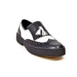 British Walkers Detroit Men s Black and White Leather Oxfords Discount