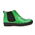 British Walkers Soho Men s Green Snake Skin Leather Custom Made Boots on Sale