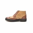 British Walkers Playboy Wingtip Men s Tan and Cognac Ostrich Leather High Tops For Cheap