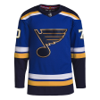 ST. LOUIS BLUES AUTHENTIC SUNDQVIST #70 HOME PRO-STITCH JERSEY - BLUE For Cheap