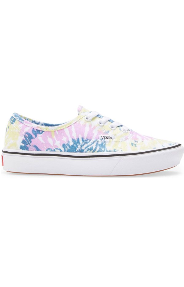 (WM749L) Tie-Dye ComfyCush Authentic Shoes - Orchid True White For Discount