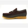 British Walkers King Men s Old School Brown Suede Slip On Shoes For Cheap