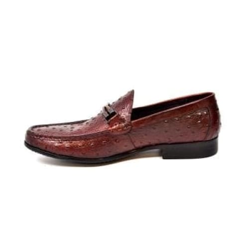 British Walkers Capitan Men s Bordeaux Red Leather Loafers Online Sale