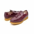 British Walkers Brooklyn Men s Burgundy Leather and Suede Crepe Sole Slip On on Sale