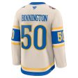 ST. LOUIS BLUES FANATICS PREMIUM BINNINGTON WINTER CLASSIC JERSEY - BEIGE Supply