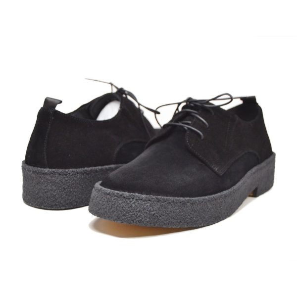 British Walkers Playboy Original Low Top Men s Black Suede with Crepe Sole Online Hot Sale