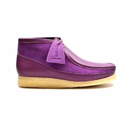 British Walkers Walker 100 Wallabee Boots Men s Purple Leather and Suede Online now