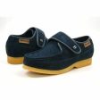 British Walkers Royal Old School Men s Navy Blue Leather and Suede Slip Ons Online Sale