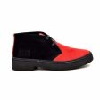 British Walkers Playboy Trinidad Men s Two Tone Red and Black Suede For Discount