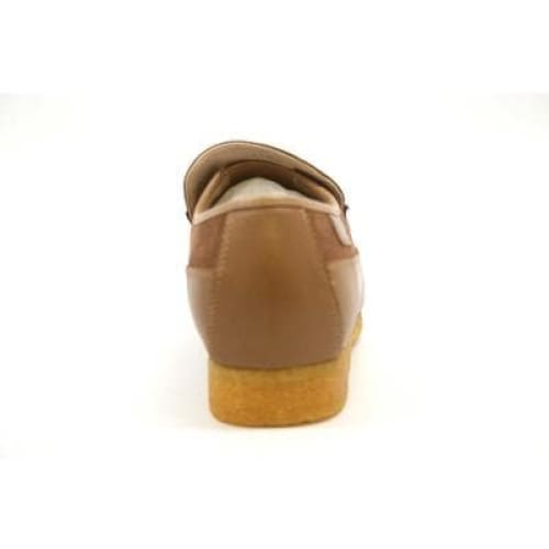 British Walkers Power Men s Tan Leather Crepe Sole Slip Ons Online now