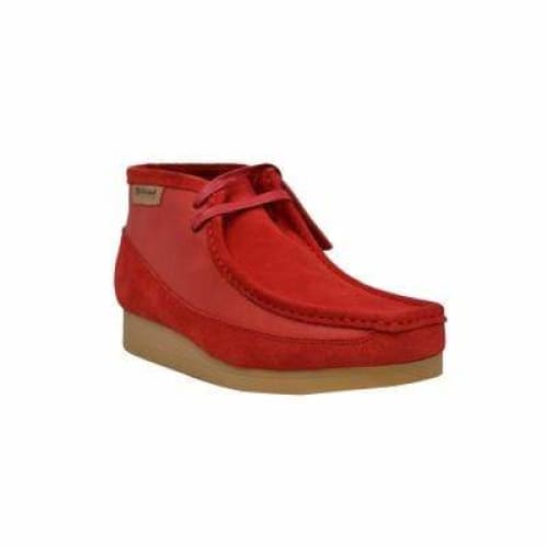 British Walkers New Castle Wallabee Boots Men s Red Suede and Leather Online