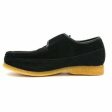 British Walkers Royal Old School Men s Black Leather and Suede Slip Ons For Cheap