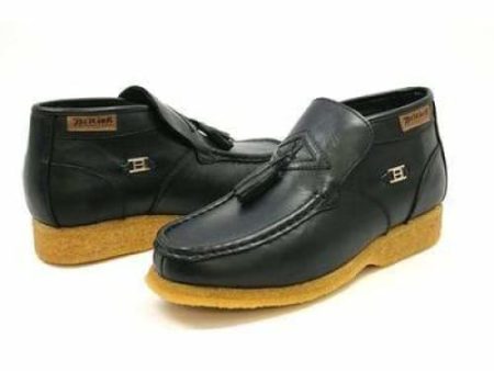 British Walkers Palace Men s Black Leather Slip On Supply