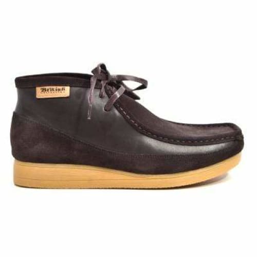 British Walkers New Castle Wallabee Boots Men s Brown Suede and Leather Hot on Sale