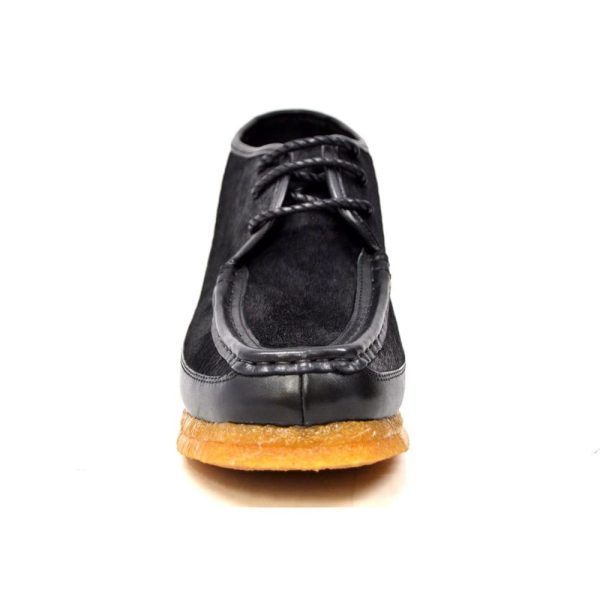 British Walkers Knicks Men s Black Leather and Pony Skin Hot on Sale