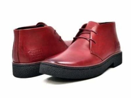 British Walkers Playboy Classic Men s Wine Red Leather on Sale