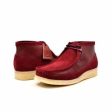 British Walkers Walker 100 Wallabee Boots Men s Burgundy Suede and Leather For Sale