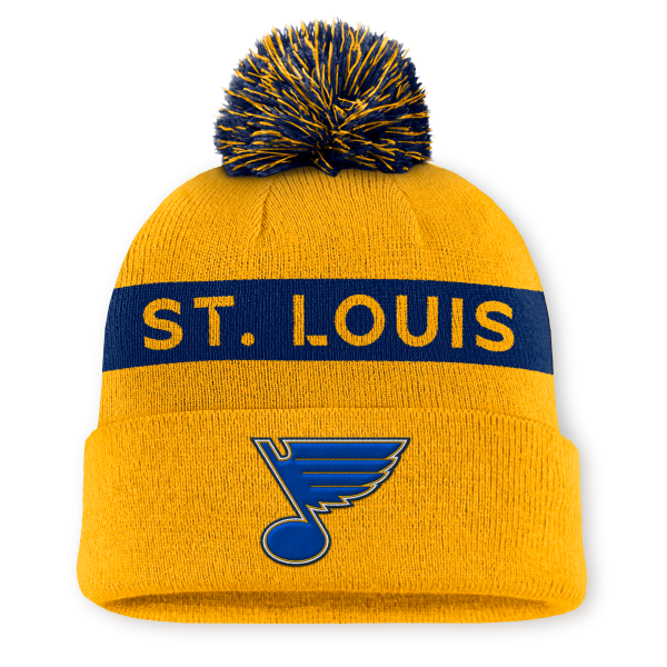 ST. LOUIS BLUES FANATICS AUTHENTIC PRO RINK POM KNIT For Discount