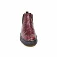 British Walkers Soho Men s Burgundy Snake Skin Custom Made Boots Online Sale