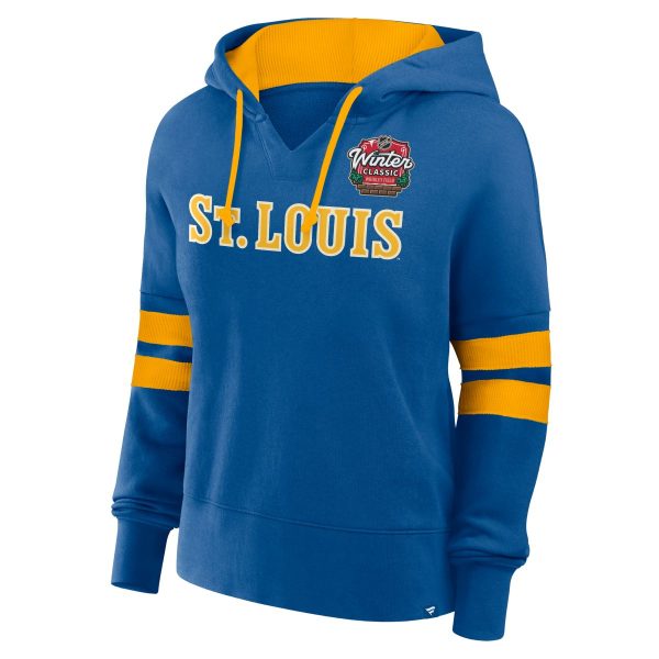 ST. LOUIS BLUES WINTER CLASSIC LADIES HOODIE - AIR FORCE BLUE Discount