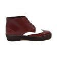 British Walkers Men s Wingtip Burgundy & White For Cheap