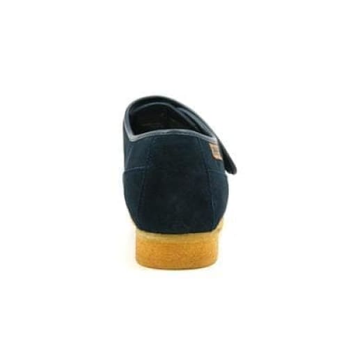 British Walkers Royal Old School Men s Navy Blue Leather and Suede Slip Ons Online Sale