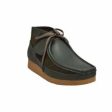 British Walkers New Castle Wallabee Boots Men s Green Leather and Suede on Sale